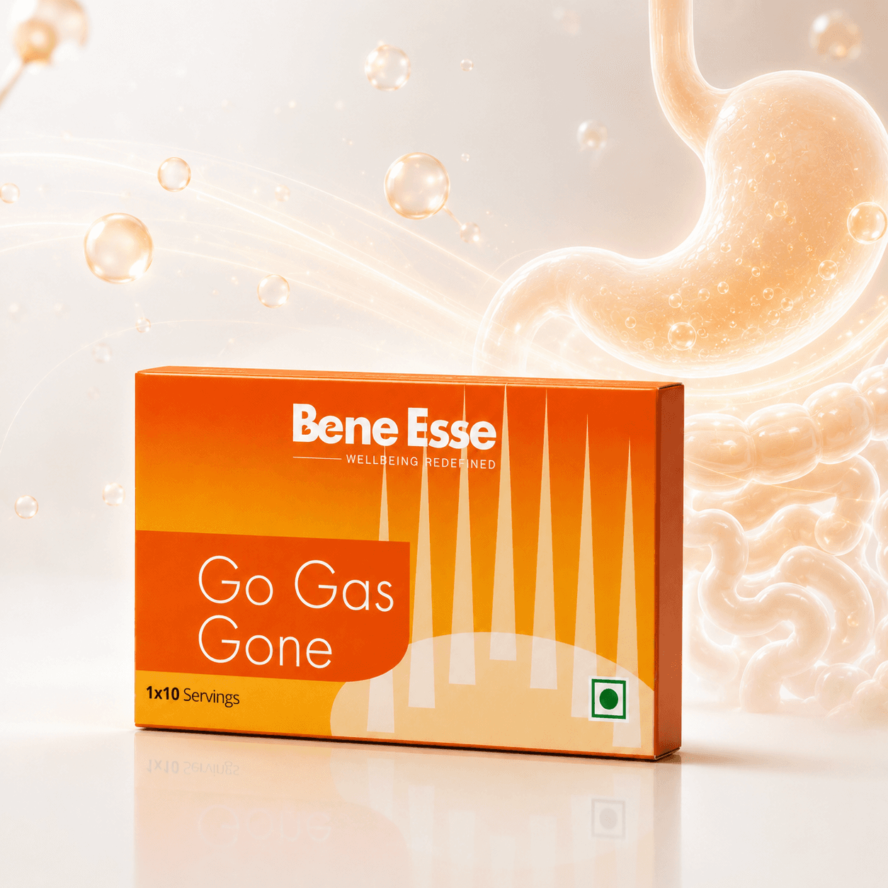 Go Gas Gone product packaging lifestyle view