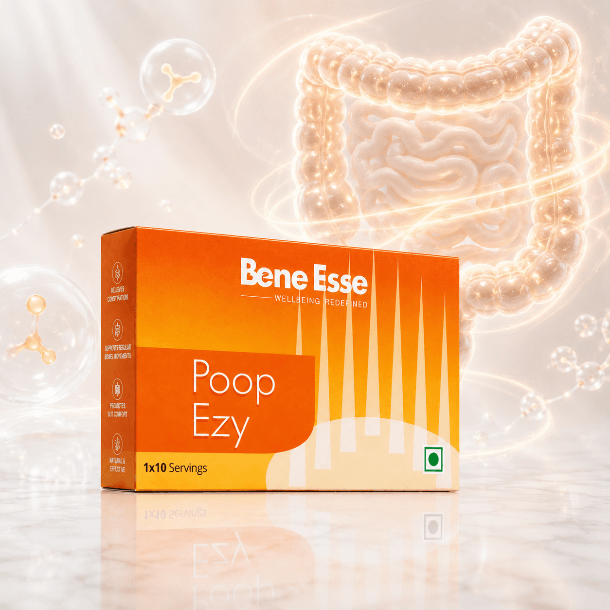 Poop Ezy product packaging lifestyle view